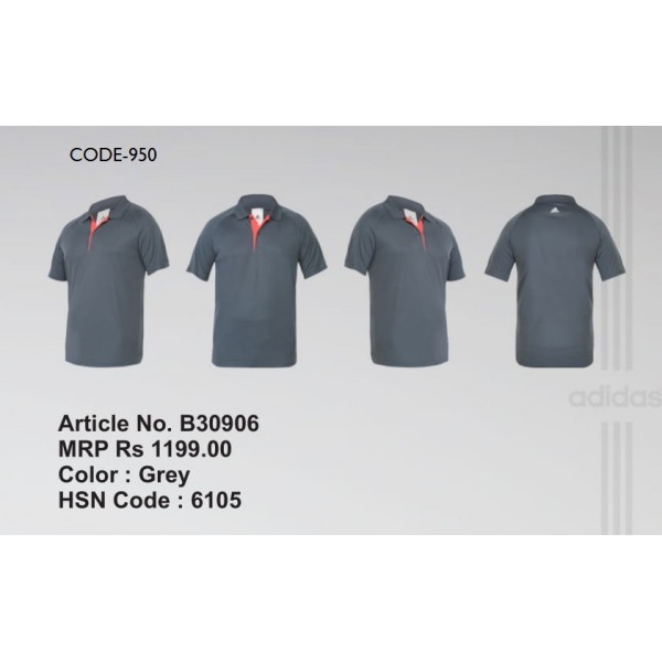 Adidas  Tshirt B30906 Gray Dryfit